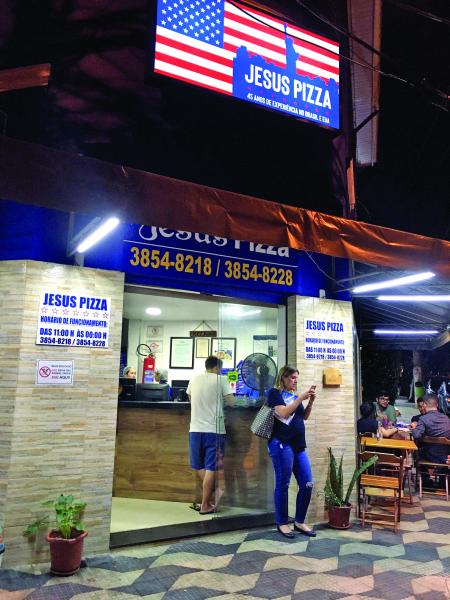 A Jesus Pizza da Rua Padre Chico (foto/Gerson Azevedo)