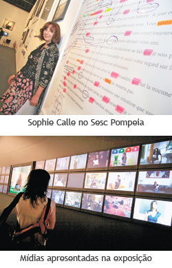 Sophie Calle no Sesc Pompeia