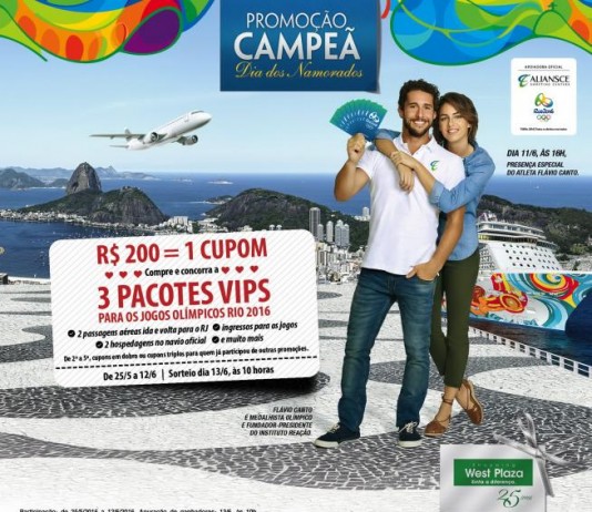 West Plaza sorteia ingressos para os Jogos Olímpicos