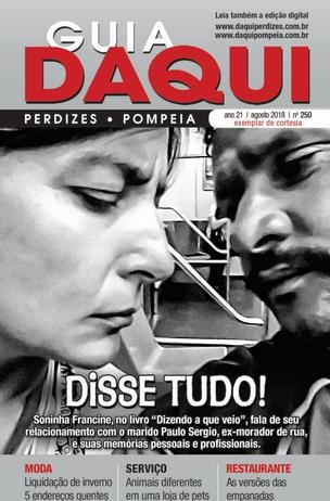 Daqui Perdizes – Edição 250 – Agosto de 2018