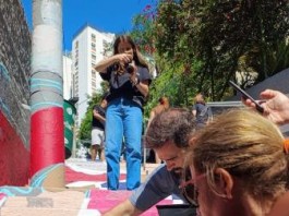 Escadaria do Sumaré ganha nova pintura em comemoração ao Dia das Mulheres