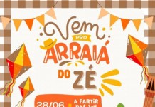 O Arraiá do Zé acontece no sábado, 28. Festa beneficiente, com música, comidas típicas e muito mais
