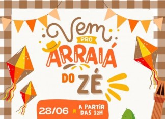 O Arraiá do Zé acontece no sábado, 28. Festa beneficiente, com música, comidas típicas e muito mais