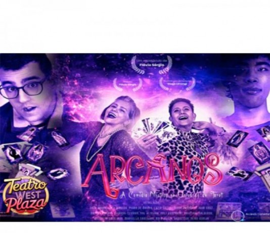 Comédia ‘Arcanos a comédia mística no universo do tarot’ em cartaz no Teatro West Plaza sala Nicette Bruno